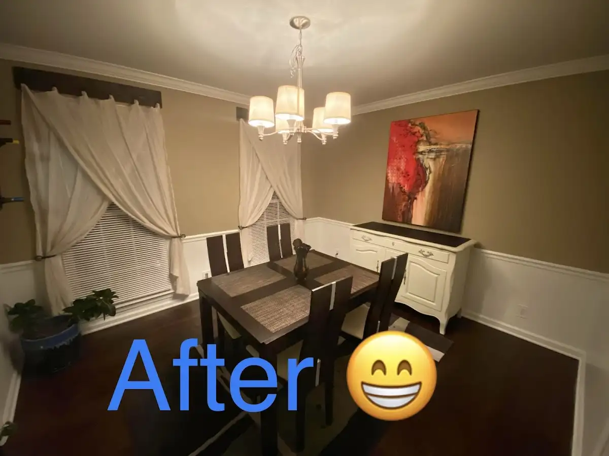 Professional dining room restoration after water damage in Sienna